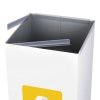 Kosz do segregacji odpadów EKO SQUARE NORD 60L plastik i metal