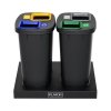 Kosz do segregacji DUO BIN 90L plus komplet 6 ramek i etykiet