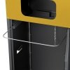 Kosz do segregacji TITAN 180L plastik metal , z funkcją łączenia