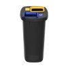 803-01 - Kosz do segregacji DUO BIN 90L plus komplet 6 ramek i etykiet
