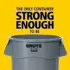 Kontener BRUTE®  37,9L 2610-00 White okrągły z kanałami