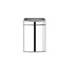 Kosz TOUCH BIN 10L prostokątny Brilliant Steel