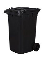 Pojemnik na odpady 240L grafit/czarny