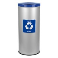 Kosz do segregacji odpadów EKO 45L papier ( Stal malowana )
