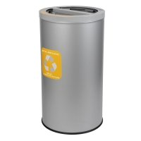 Kosz do segregacji odpadów STREAM BIN DUO 2x35L szary