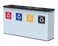 Stacja do segregacji EKO STATION 4 strumienie Antibacterial ( 4x60l )