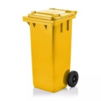 Pojemnik na odpady  120L z pokrywą żółty