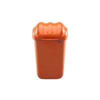 Kosz na śmieci FALA 15L pomarańczowy
