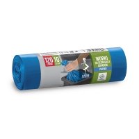 Worki do segregacji odpadów 120L (10) niebieskie PAPIER