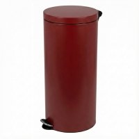 Kosz na śmieci 30L FREEDOM FRESH SOFT czerwony burgundzki / Brownred ( z wolno opadającą pokrywą )