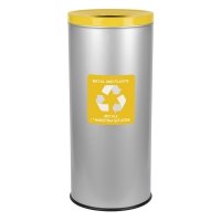 Kosz do segregacji odpadów EKO 45L plastik i metal ( Stal malowana ) 
