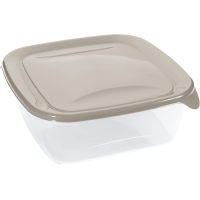 Pojemnik na żywność Fresh&Go Kwadratowy 1,7L beżowy 