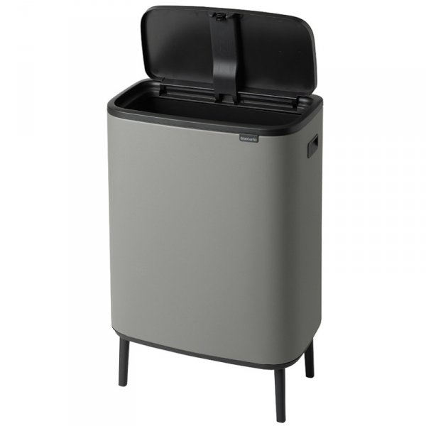 Kosz TOUCH BIN HI BO 60L Mineral Concrete Grey