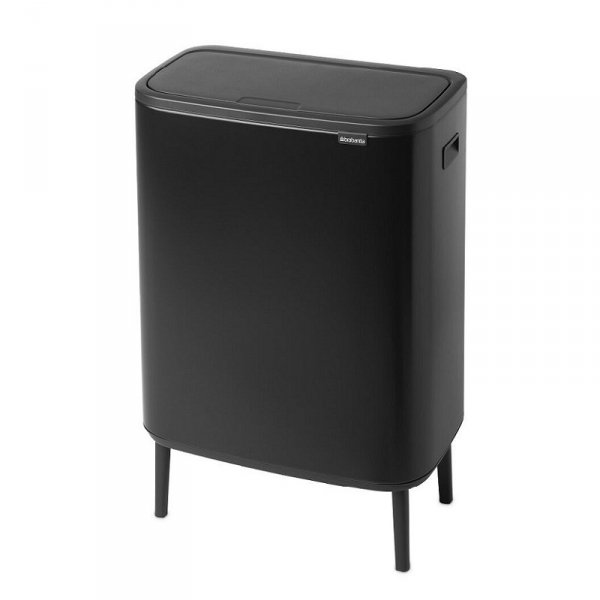 Kosz TOUCH BIN HI BO 2x30L Matt Black