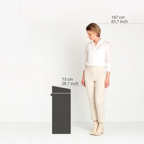 Kosz TOUCH BIN 10L + 23L Platinum