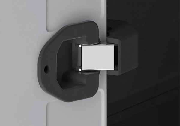 Szafka TITAN Armadio Portascope czarno/szara