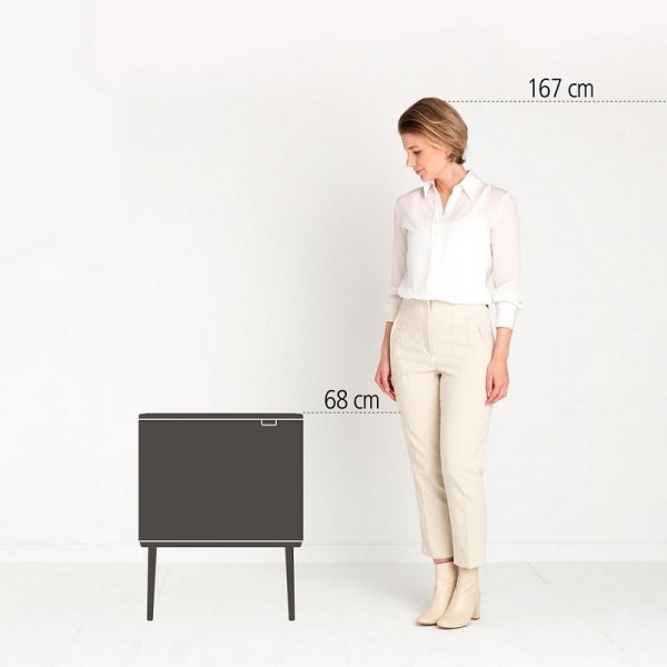 Kosz TOUCH BIN BO 11+23L Metallic Gold