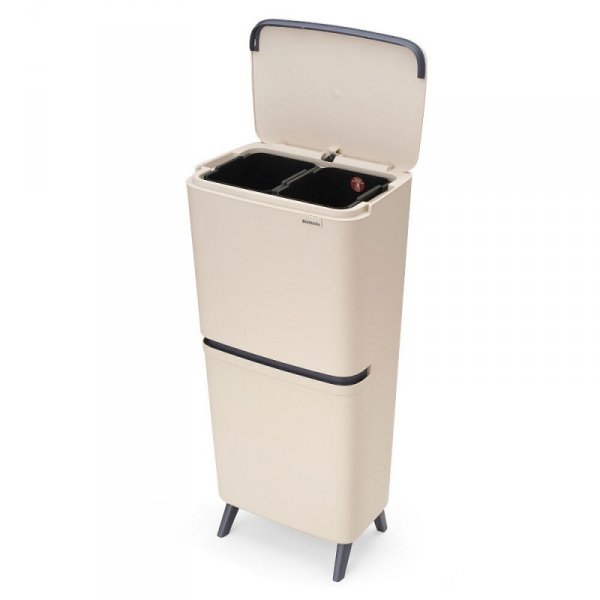 Kosz do segregacji SORTUP HI 25+10+10L Soft Beige