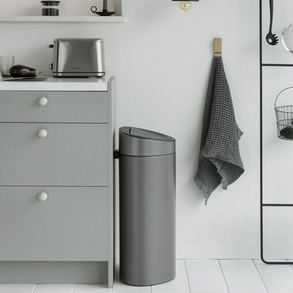 Kosz TOUCH BIN 10L + 23L Platinum