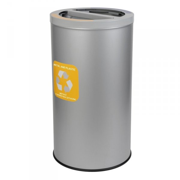 Kosz do segregacji odpadów STREAM BIN 2x35L szary