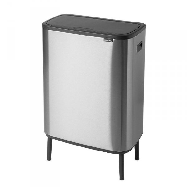 Kosz TOUCH BIN HI BO 2x30L Matt Steel FPP