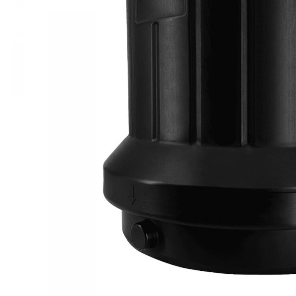 Kosz uliczny TWIST 70L czarny