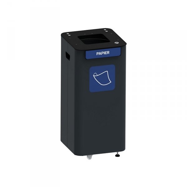 Kosz do segregacji MODULAR Bin Connect 70l papier , z funkcją łączenia