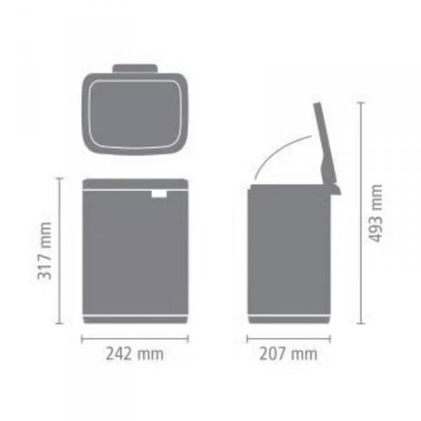Kosz BO 12L Soft Beige