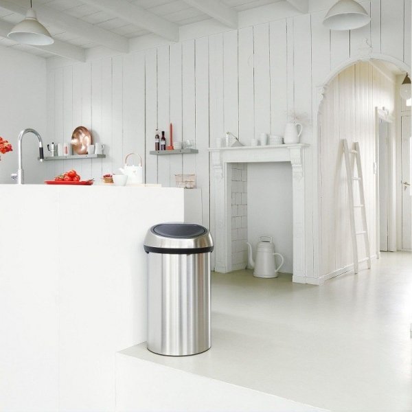 Kosz TOUCH BIN 60L Matt Steel 
