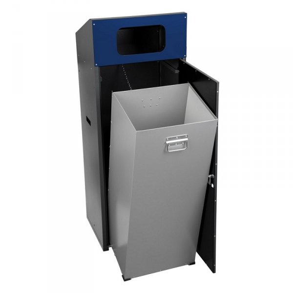 Kosz do segregacji TITAN 180L papier , z funkcją łączenia
