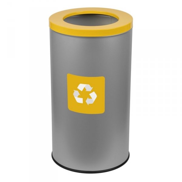 Kosz do segregacji odpadów EKO 75L plastik i metal ( Stal malowana )