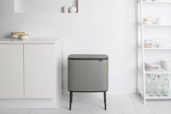 Kosz TOUCH BIN BO 3x11L Mineral Concrete Grey
