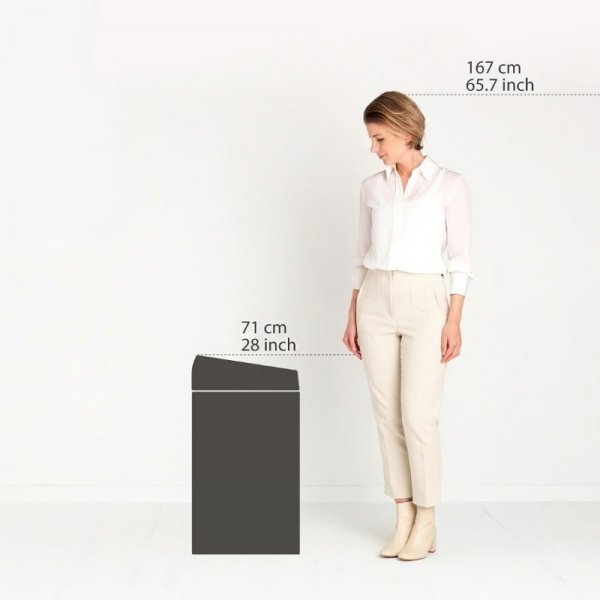 Kosz TOUCH BIN 60L Matt Black