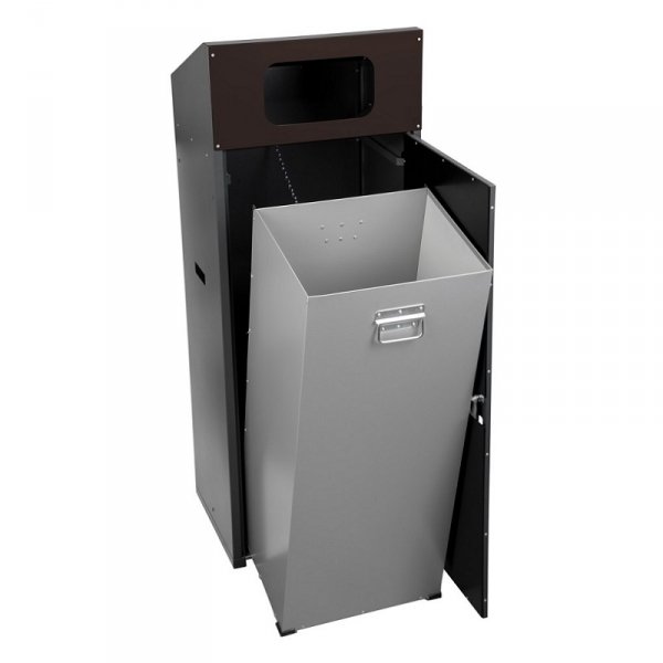 Kosz do segregacji TITAN 180L bio , z funkcją łączenia