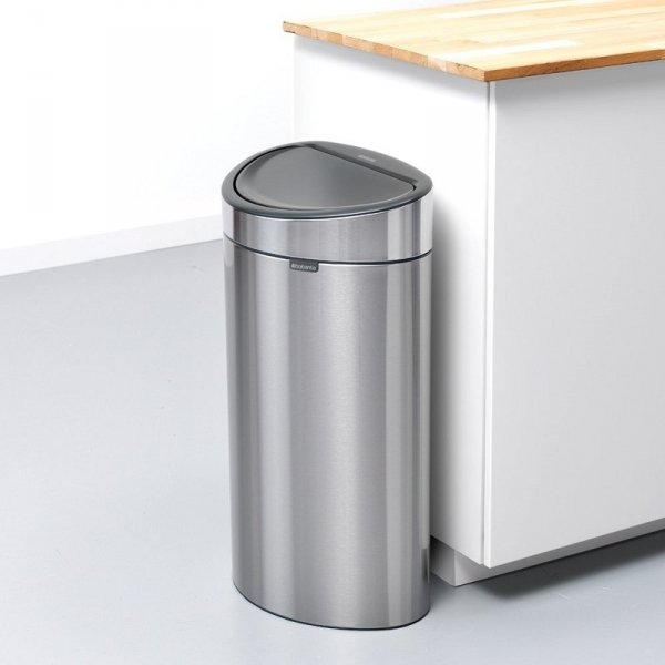 Kosz TOUCH BIN NEW 40L Matt Steel