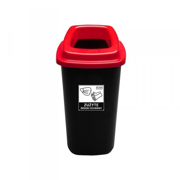 680-04 - Kosz do segregacji SORT BIN 45L &quot;ZUŻYTE ŚRODKI OCHRONY&quot;