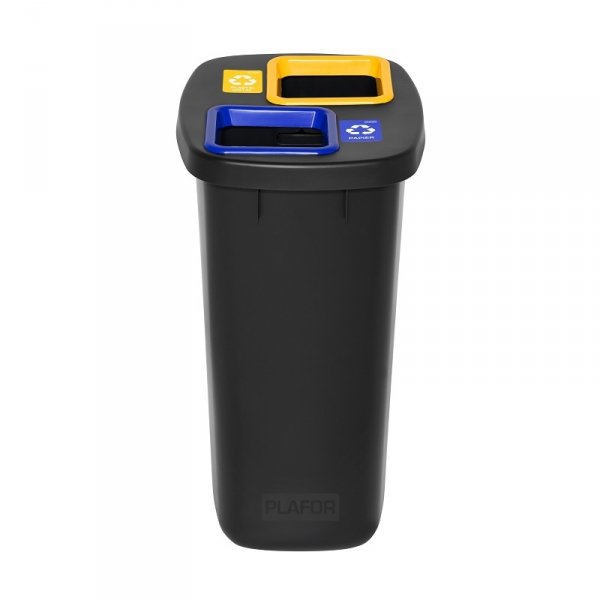 803-01 - Kosz do segregacji DUO BIN 90L plus komplet 6 ramek i etykiet