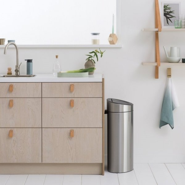Kosz TOUCH BIN NEW 40L Matt Steel