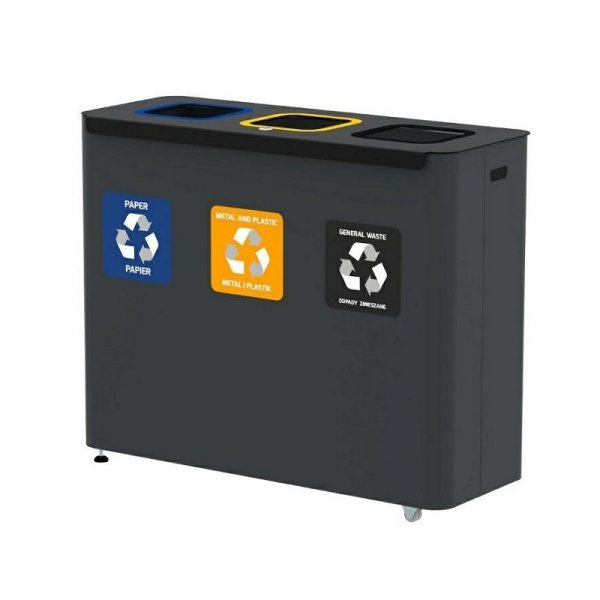 Stacja do segregacji EKO STAR STATION trzykomorowa ( 3x60l )