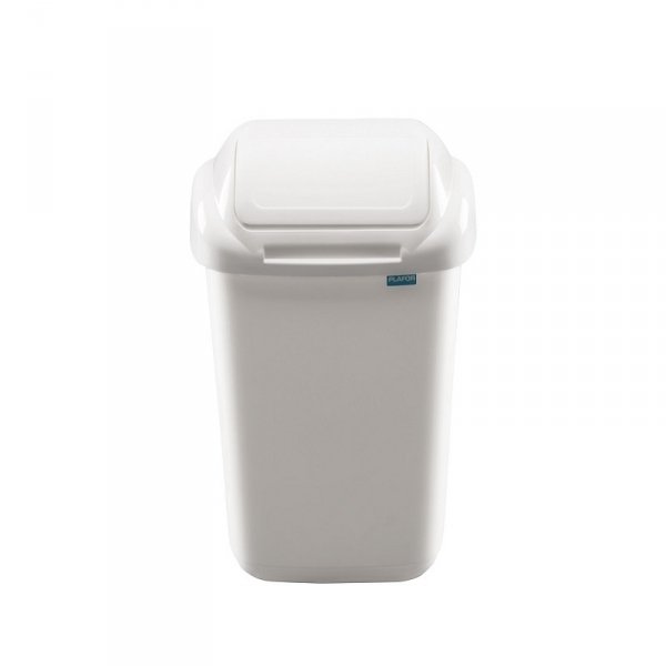 654-01 - Kosz na śmieci STANDARD 50L biały