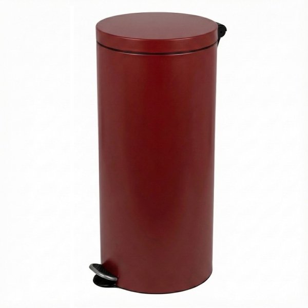 SOFTF614C - Kosz na śmieci 30L FREEDOM FRESH SOFT czerwony burgundzki / Brownred ( z wolno opadającą pokrywą )