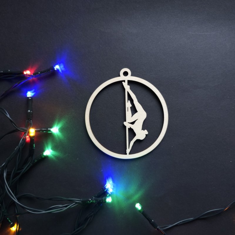 Pole dance Christmas Ornaments, perfect gift for pole dancer, Pole dance Wall Decor