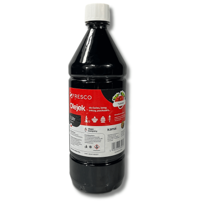 Paliwo olej do lamp, pochodni i świec 1,0L TRUSKAWKA