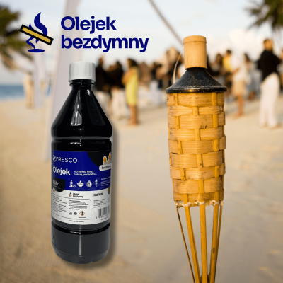 Paliwo olej do lamp, pochodni i świec 1,0L BEZZAPACHOWY