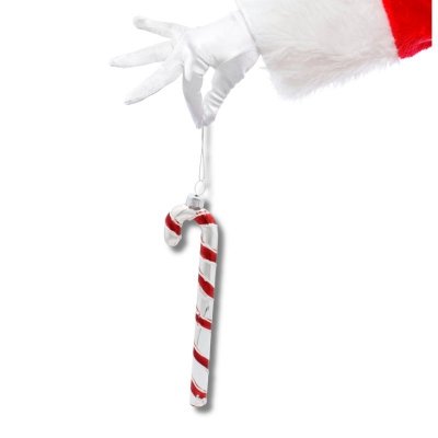 Eleganckie Ozdoby Świąteczne &quot;Laseczka Cukrowa&quot; z Szkła od Kamai Christmas Decoration®