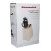 KitchenAid blok z 5 nożami, nożyczkami i ostrzałką 6-cz