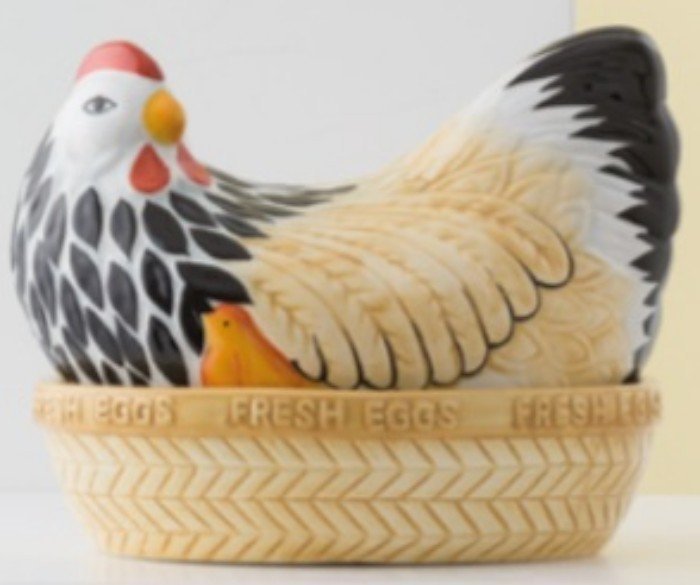 MC -Pojemnik Kura ceramiczna do przechowywania jaj