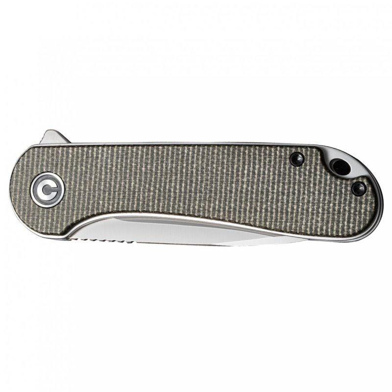 Nóż składany Civivi Elementum C907T dark green micarta