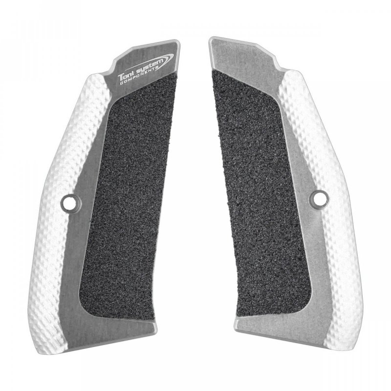 Długie okładziny Toni System do pistoletów CZ srebrne