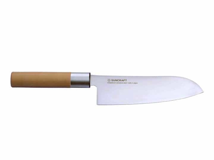 Nóż kuchenny Suncraft SENZO JAPANESE Santoku 167 mm